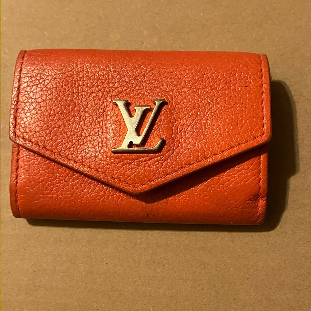 Louis Vuitton Mini Orange Wallet Unisex